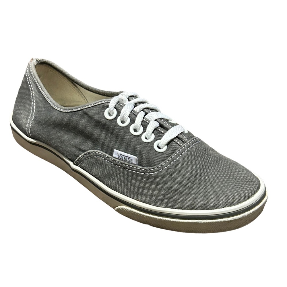 VANS Gray Unisex Lace Up Comfortable Sneaker Lifestyle Everyday Shoe-Size 7.5 - Picture 2 of 14